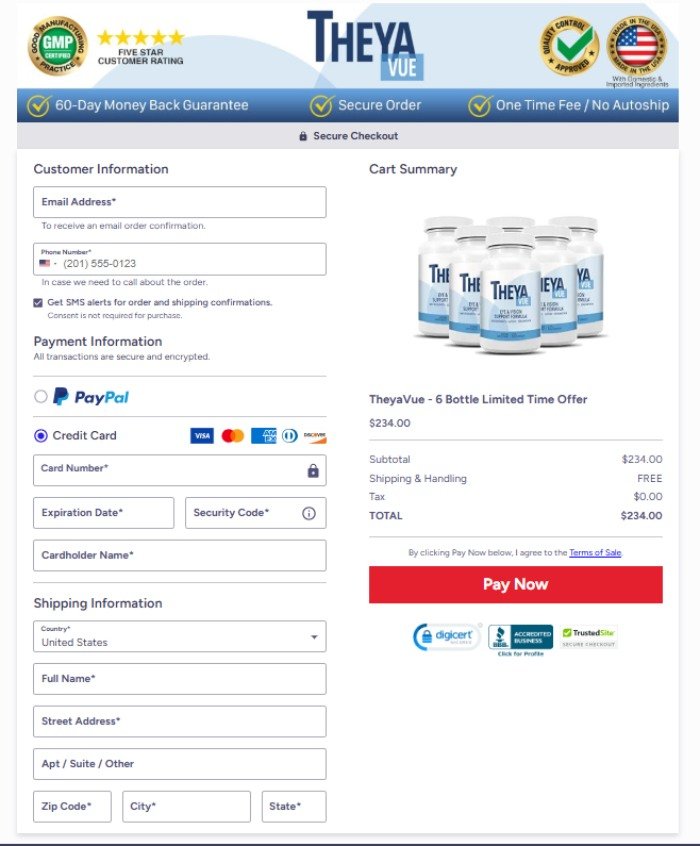 Secure payment icon representing safe and encrypted checkout for TheyaVue